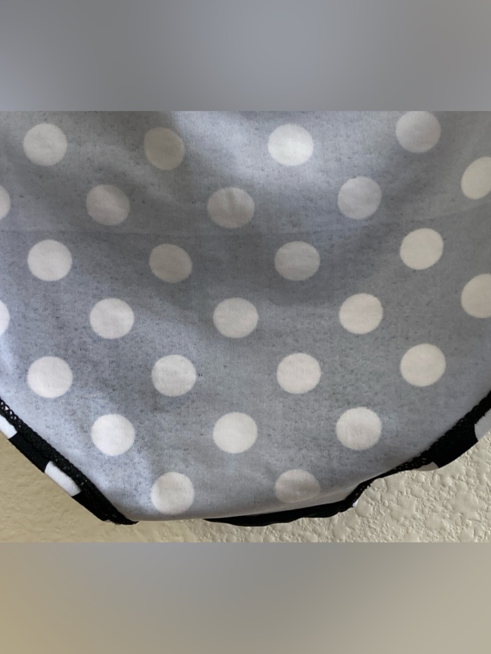 Black and White Halter Tie Polka Dot One-Piece Swimsuit Size S - Picture 13 of 13